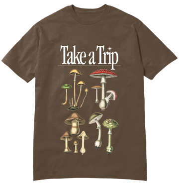 Take A Trip T-Shirt Brown